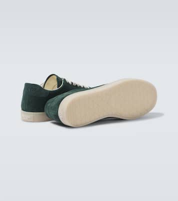 Lane logo suede sneakers | Prada