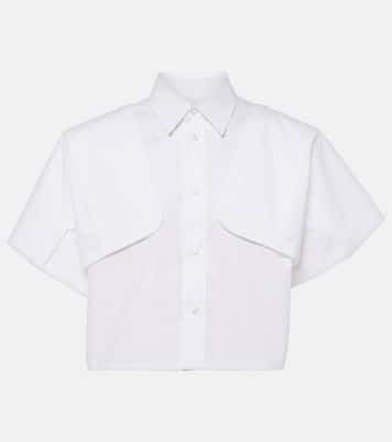 Cropped-Top aus Baumwolle | MM6 Maison Margiela