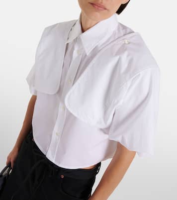 Cropped-Top aus Baumwolle | MM6 Maison Margiela