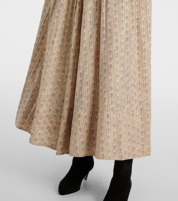 Floral cotton midi skirt | Polo Ralph Lauren