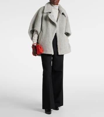 Cape Tebe aus Wolle, Alpakawolle und Seide | Max Mara