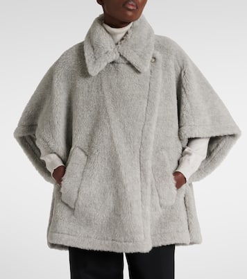 Cape Tebe aus Wolle, Alpakawolle und Seide | Max Mara