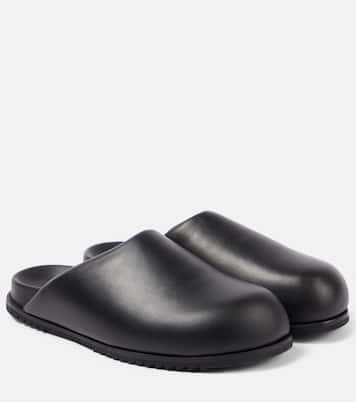 Granola leather mules | Rick Owens