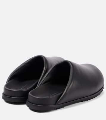 Granola leather mules | Rick Owens