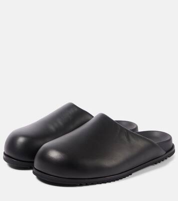 Granola leather mules | Rick Owens