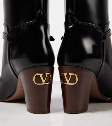Stiefel Pattie 75 aus Leder | Valentino Garavani