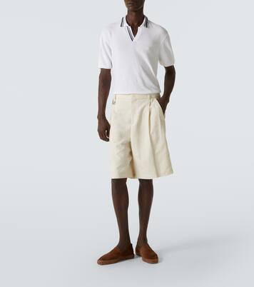 Horton cotton-blend bouclé polo shirt | Orlebar Brown