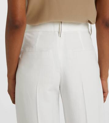 Pantalones anchos de sarga | Brunello Cucinelli