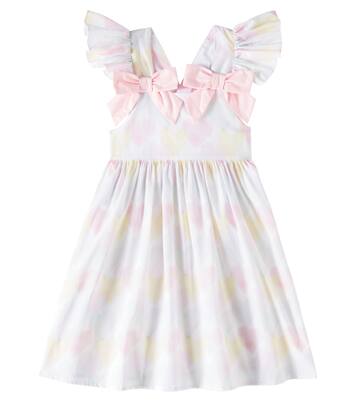 Ruffled printed cotton dress | Patachou