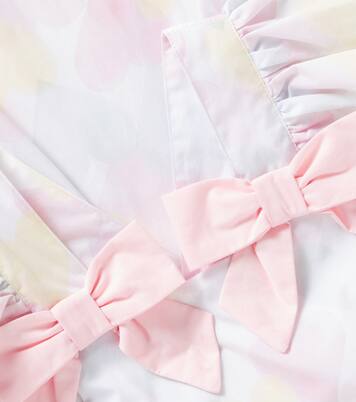 Ruffled printed cotton dress | Patachou