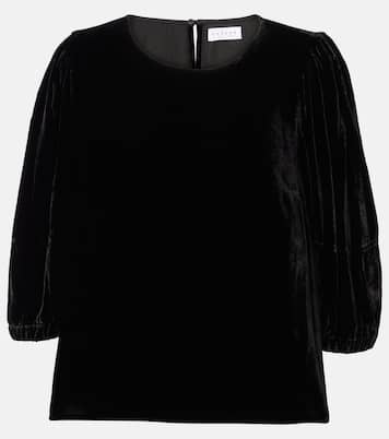 Top Nancy aus Samt | Velvet
