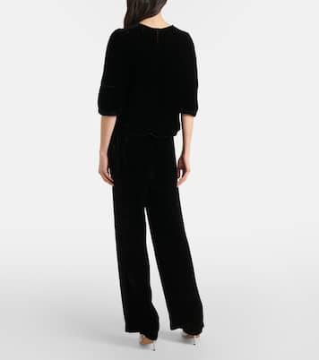 Top Nancy aus Samt | Velvet