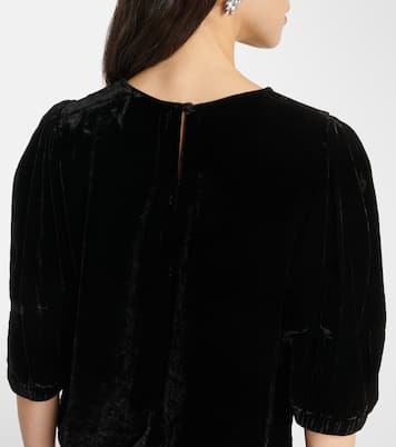 Top Nancy aus Samt | Velvet