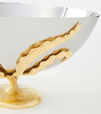 Fern Large 24kt gold-plated bowl | L'Objet
