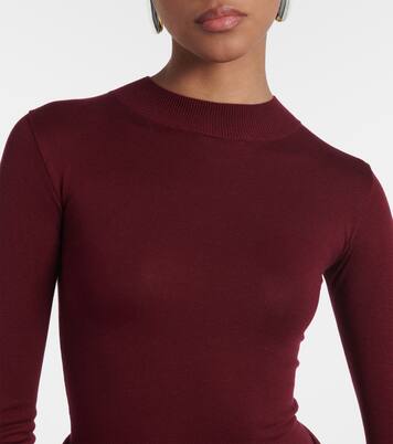 Robe longue en soie mélangée | Aya Muse