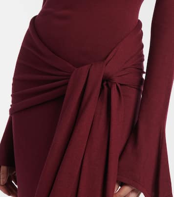 Robe longue en soie mélangée | Aya Muse