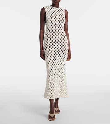 Maxikleid aus Häkelstrick | Alaïa