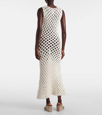 Maxikleid aus Häkelstrick | Alaïa
