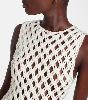 Maxikleid aus Häkelstrick | Alaïa