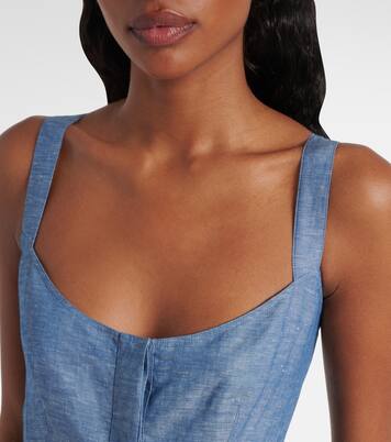 فستان بوستييه من الشامربييه | Alaïa