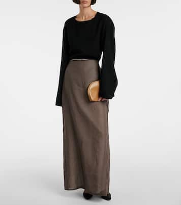 Sylvia leather clutch | The Row