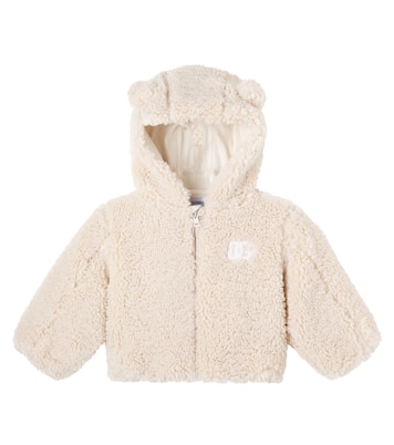 Baby Kapuzenjacke aus Teddyfleece | Dolce&Gabbana Kids