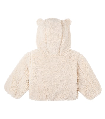 Baby Kapuzenjacke aus Teddyfleece | Dolce&Gabbana Kids