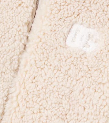 Baby Kapuzenjacke aus Teddyfleece | Dolce&Gabbana Kids