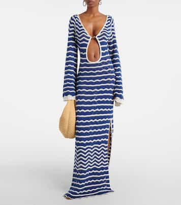 Vestido largo Rey en mezcla de algodón | Bananhot