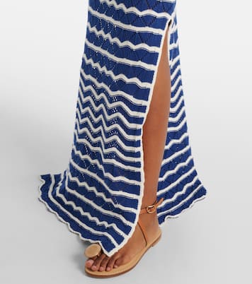 Vestido largo Rey en mezcla de algodón | Bananhot