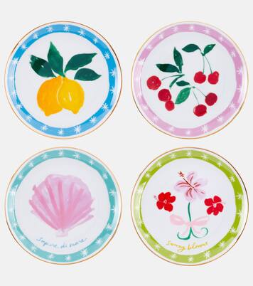 Con Amore set of 4 porcelain plates | Bitossi