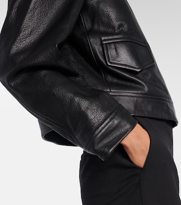Layne leather jacket | Nour Hammour