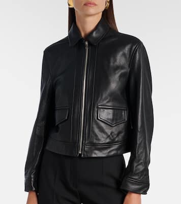 Layne leather jacket | Nour Hammour