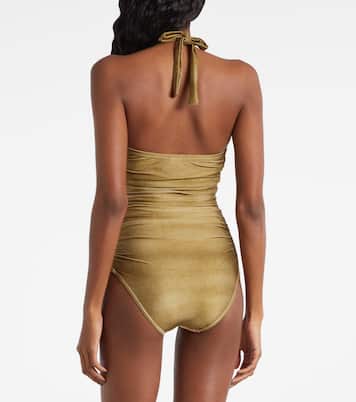 Ascension floral ruched swimsuit | Zimmermann