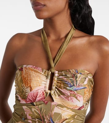 Ascension floral ruched swimsuit | Zimmermann