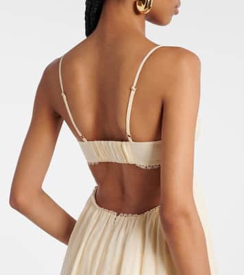 Vestido largo Coco de ramio bordado | Zimmermann