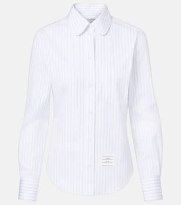 Pinstripe cotton poplin shirt | Thom Browne