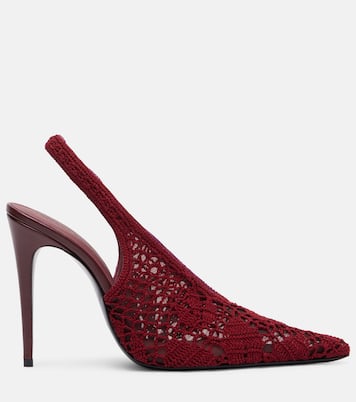 Pumps slingback 105 in crochet  | Magda Butrym