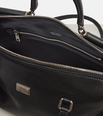 Vittoria leather tote bag | Dolce&Gabbana