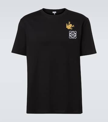 T-Shirt Anagram aus Baumwoll-Jersey | Loewe