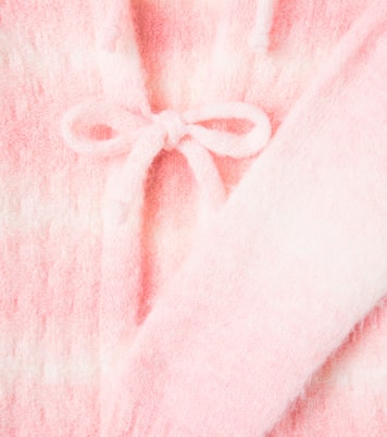 Catania bow-detail striped cardigan | Cozmo