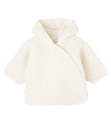 Baby hooded wool jacket | Binibamba