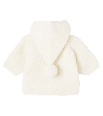 Baby hooded wool jacket | Binibamba