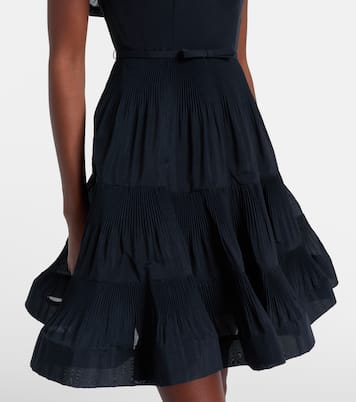 Pleated ruffled minidress | Zimmermann