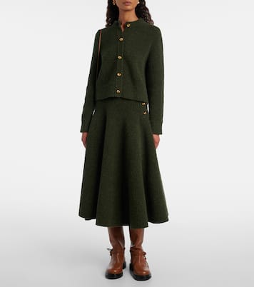 Knot cotton and wool-blend cardigan | Bottega Veneta