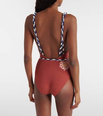 Soleil D'Amour printed swimsuit | Alémais