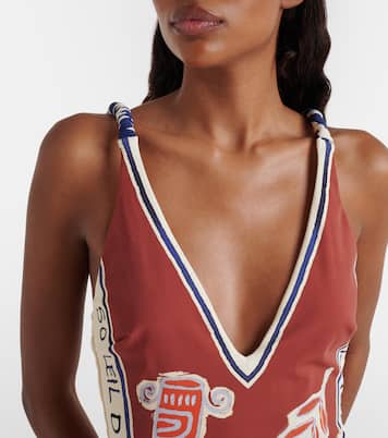 Soleil D'Amour printed swimsuit | Alémais