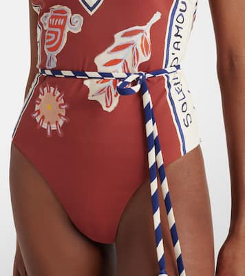 Soleil D'Amour printed swimsuit | Alémais