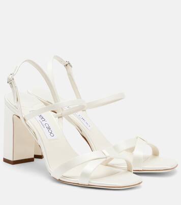 Slingback-Sandalen Elsy aus Satin | Jimmy Choo
