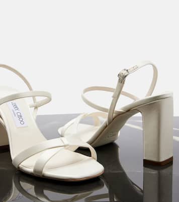 Slingback-Sandalen Elsy aus Satin | Jimmy Choo